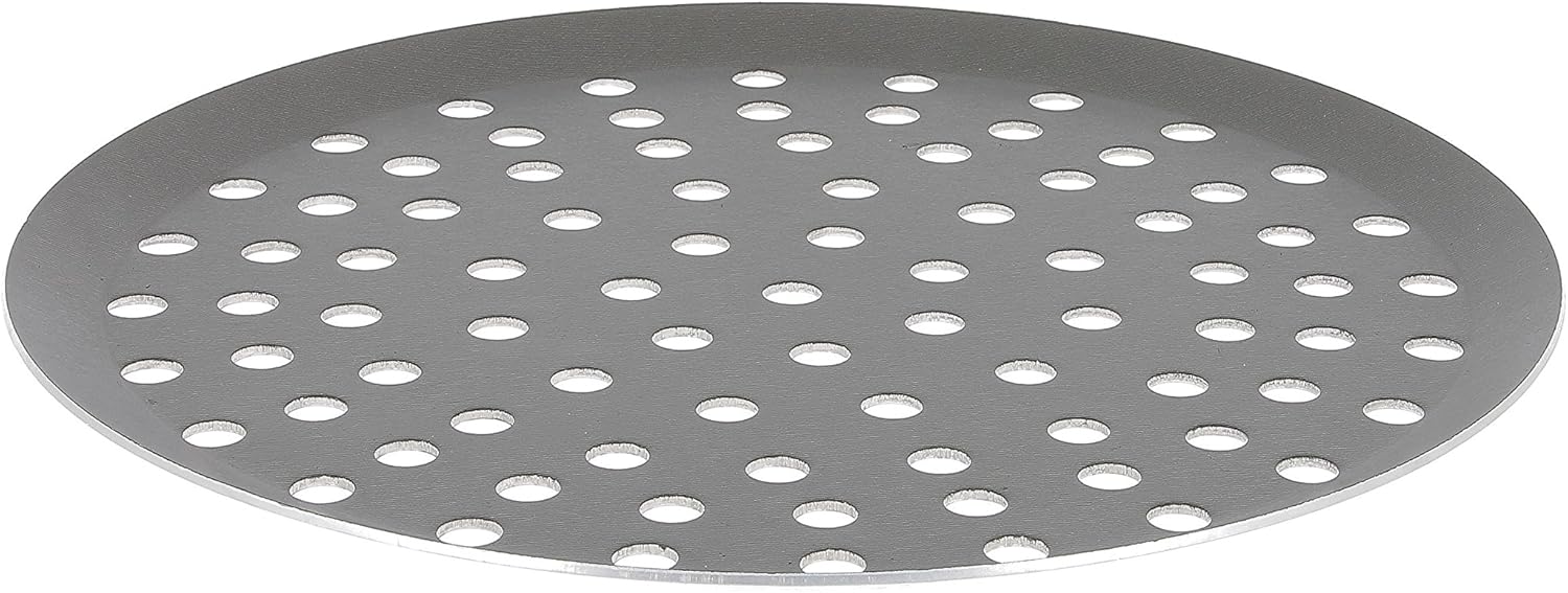 de buyer professional - 不粘铝穿孔圆盘 黑色 28.5 x 28.5 x 2.